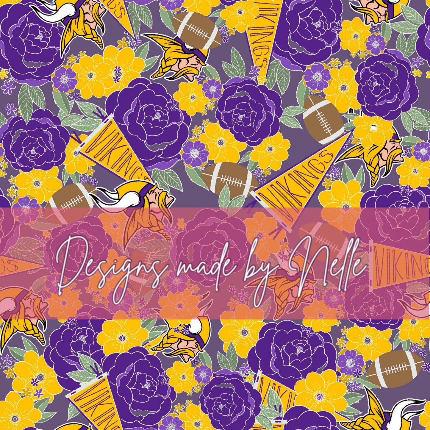 Vikings Team Floral