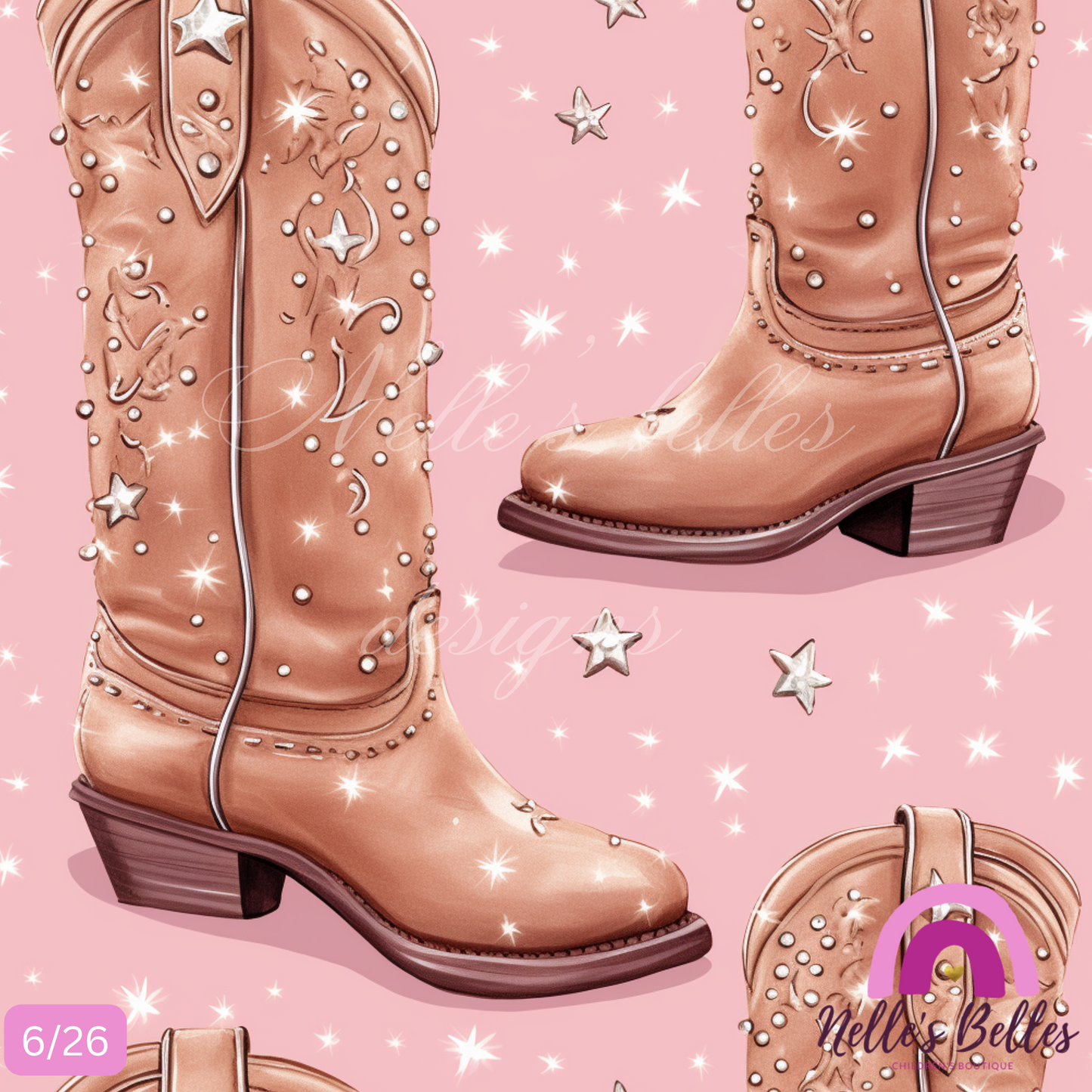 Cowgirl boots seamless