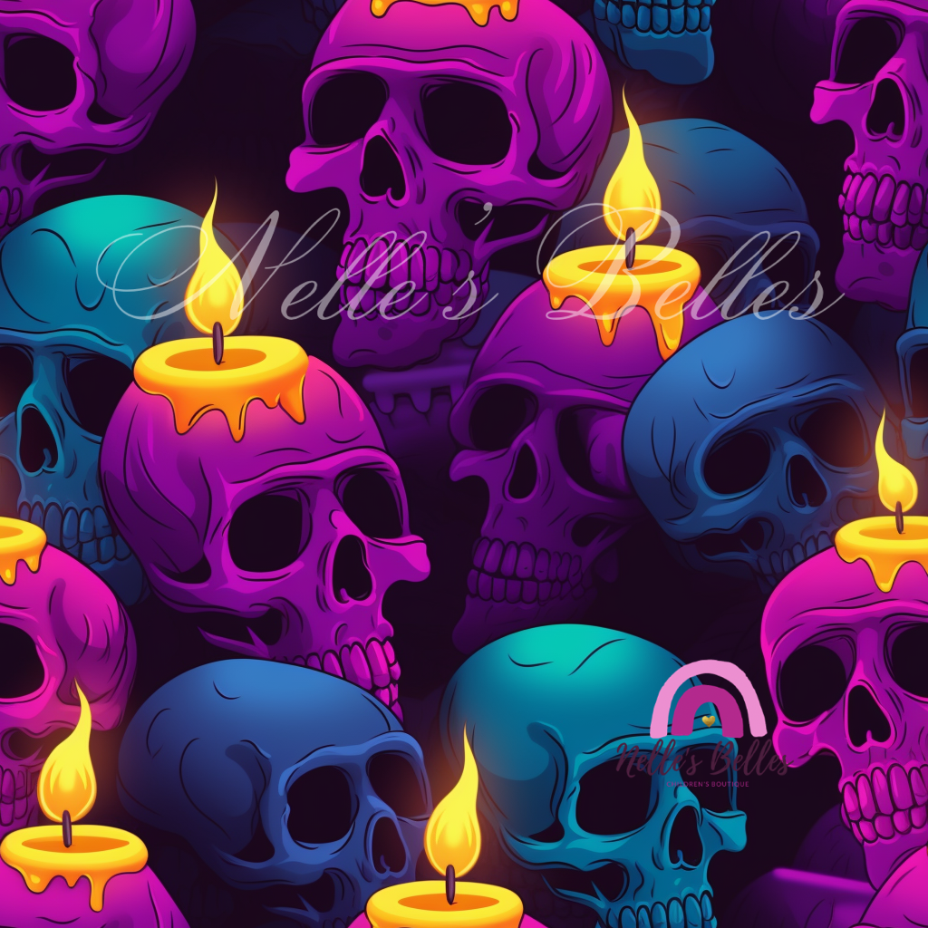 Skull Halloween candles 2