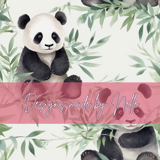 Watercolor Pandas