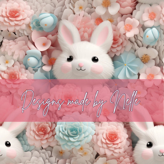 3D Pastel Bunnies 2