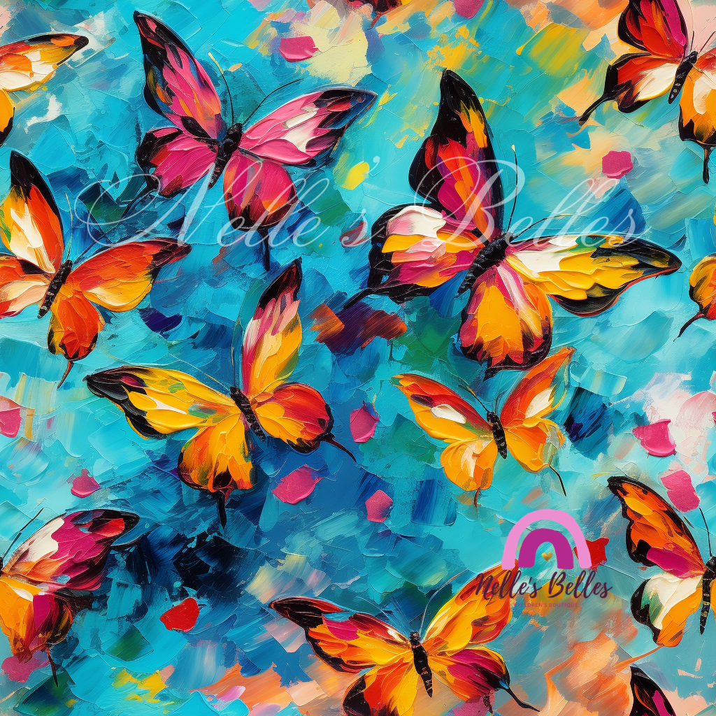 Painted butterflies