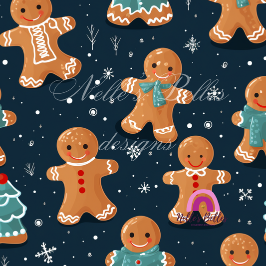 Gingerbread Christmas seamless