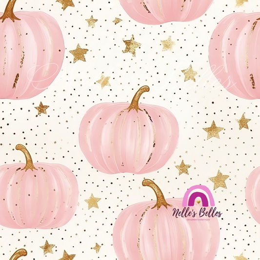 Pink with stars pumpkins 1