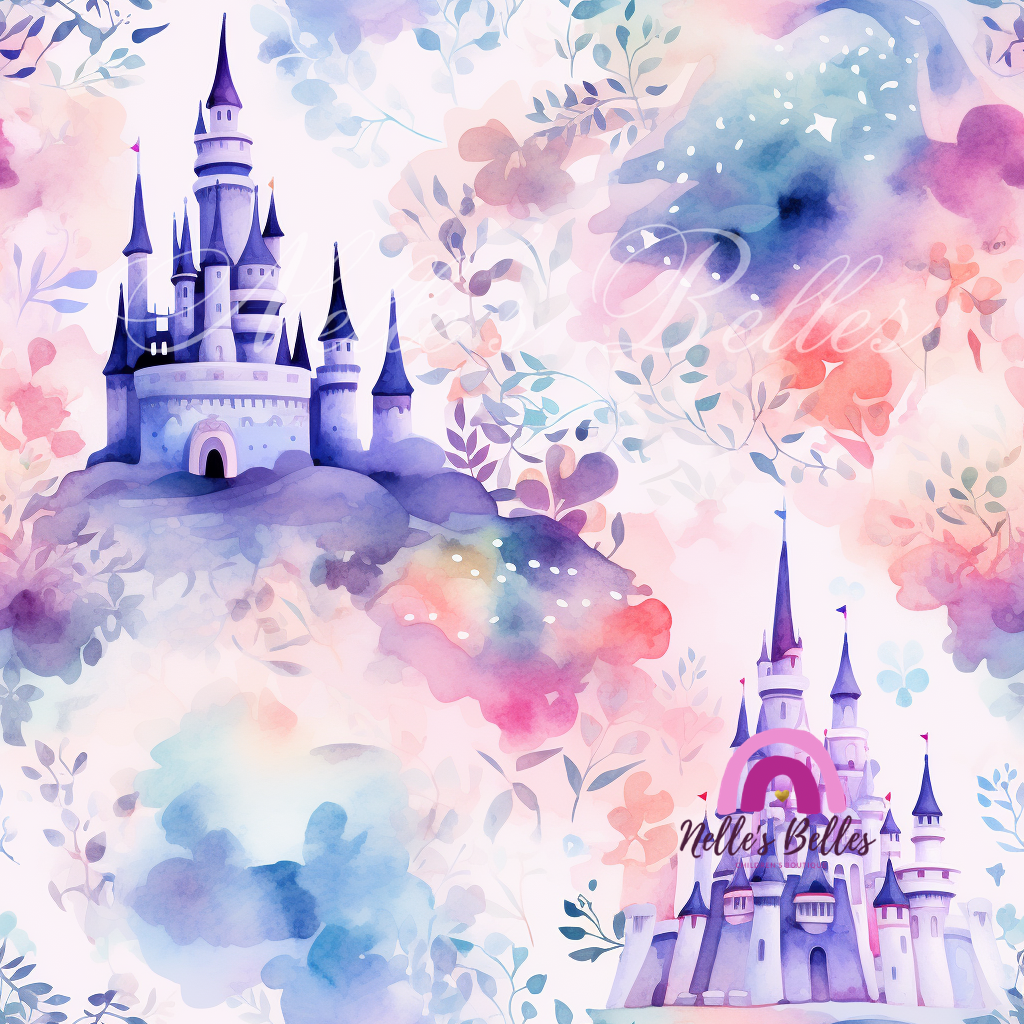 Watercolor castles 2